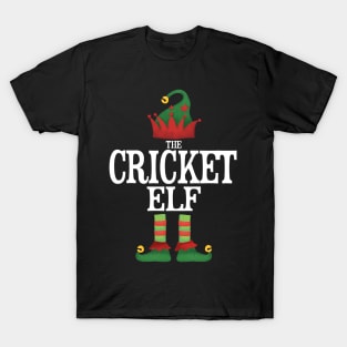 Cricket Elf Matching Family Group Christmas Party Pajamas T-Shirt